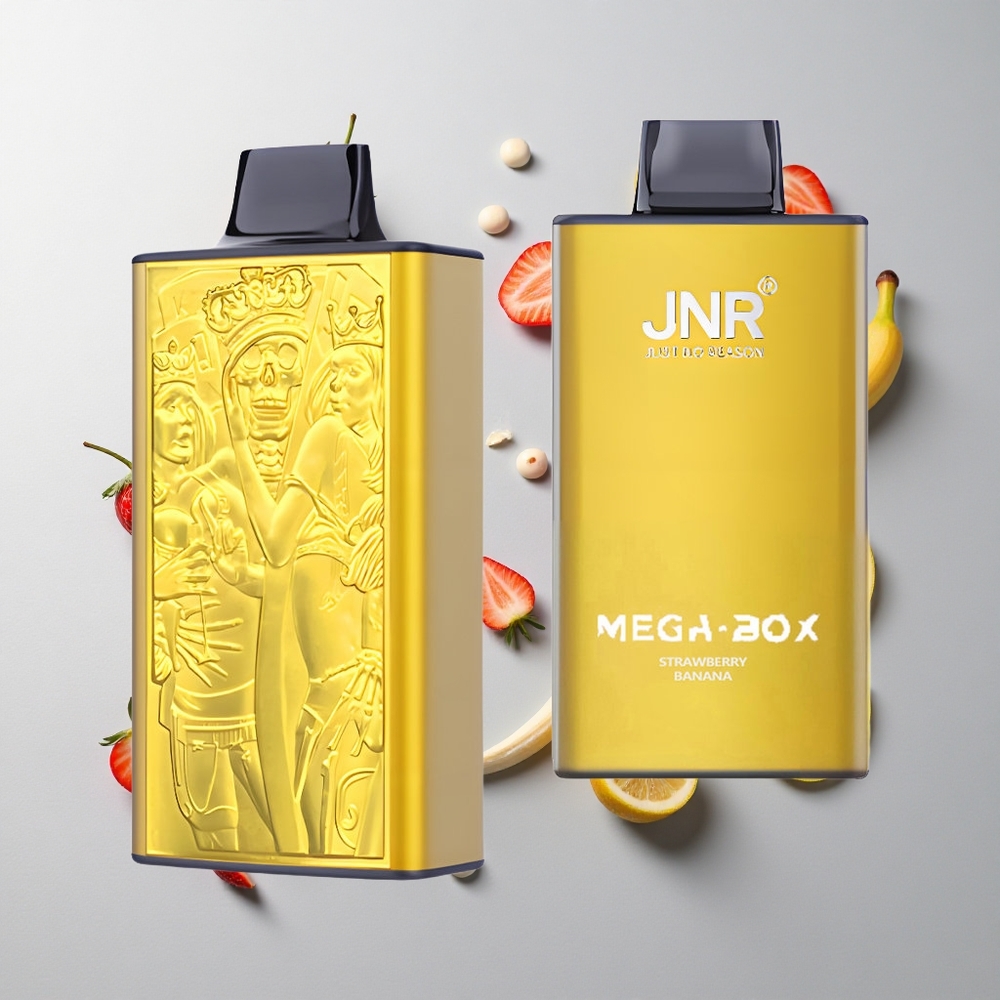 Fresa Plátano JNR Mega Box 25000 Caladas Capacidad de E-líquido 30ml