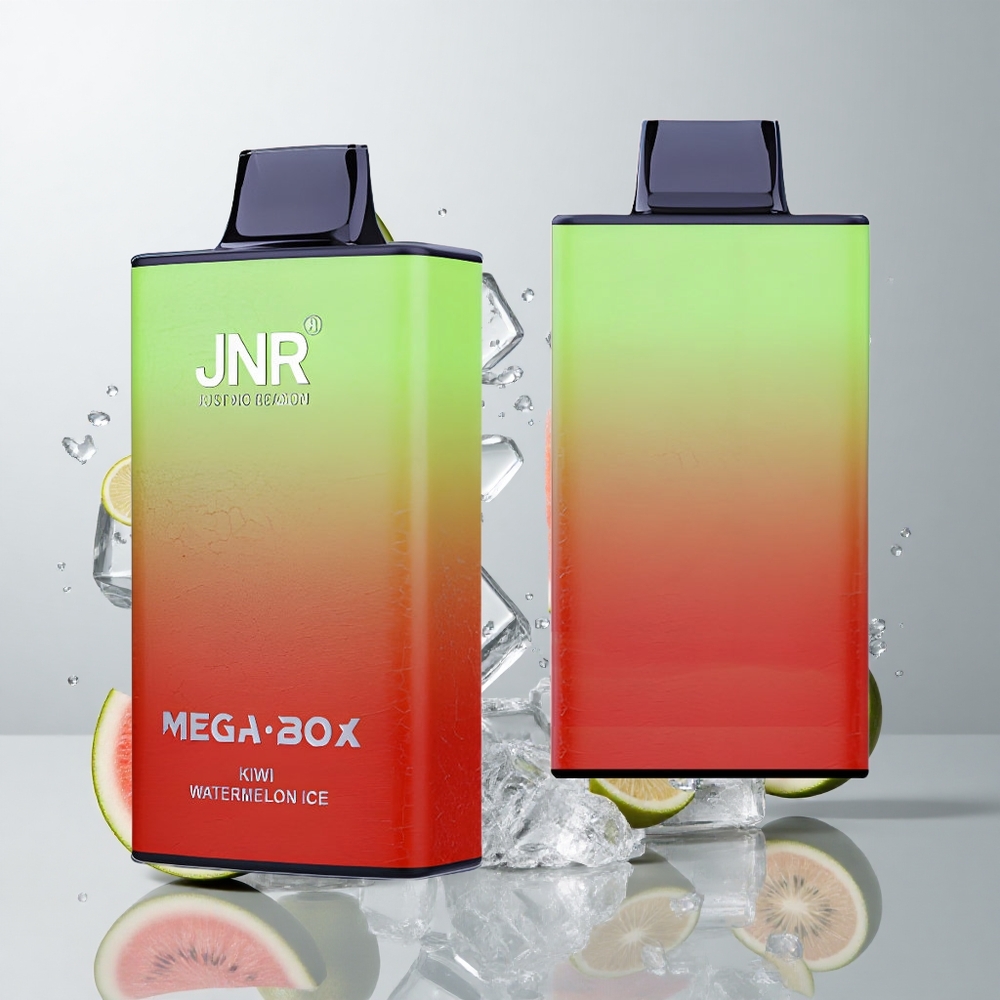 Kiwi Sandía Hielo JNR Mega Box 25000 Caladas Doble Nucleo Tipo-C