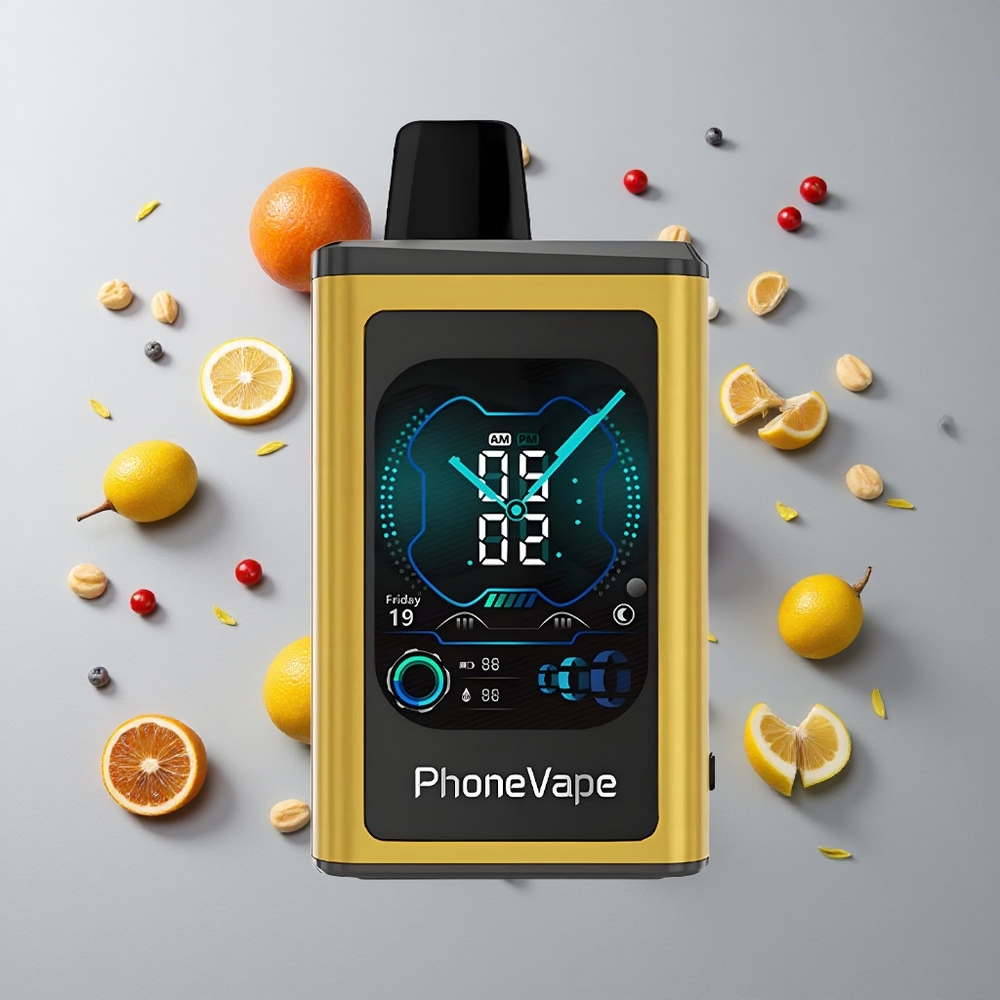 Fabuloso JNR PhoneVape 30000 Caladas Batería Recargable Pantalla Completa