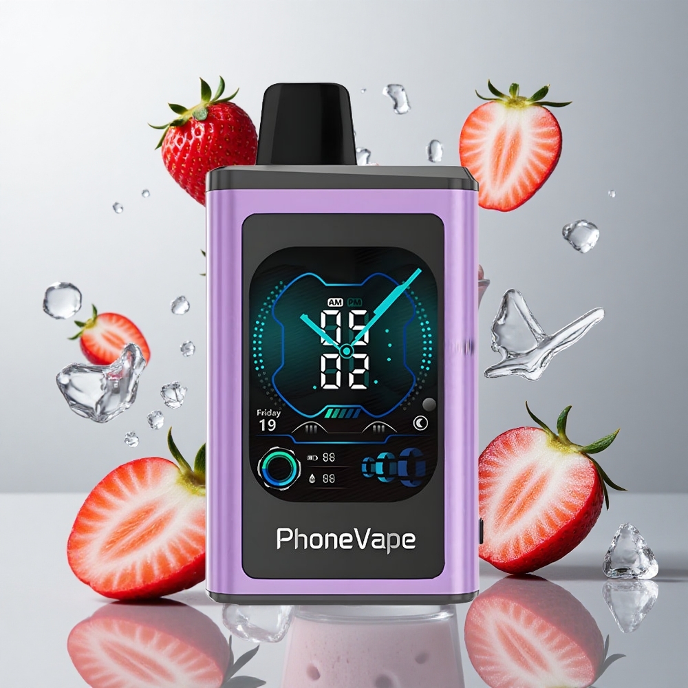 Fresa Helada JNR PhoneVape 30000 caladas Batería Recargable Pantalla Completa