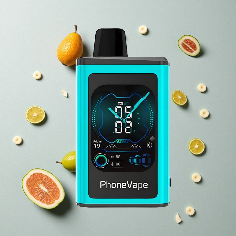 Menta de Miami JNR PhoneVape 30000 caladas Pantalla Completa Recargable