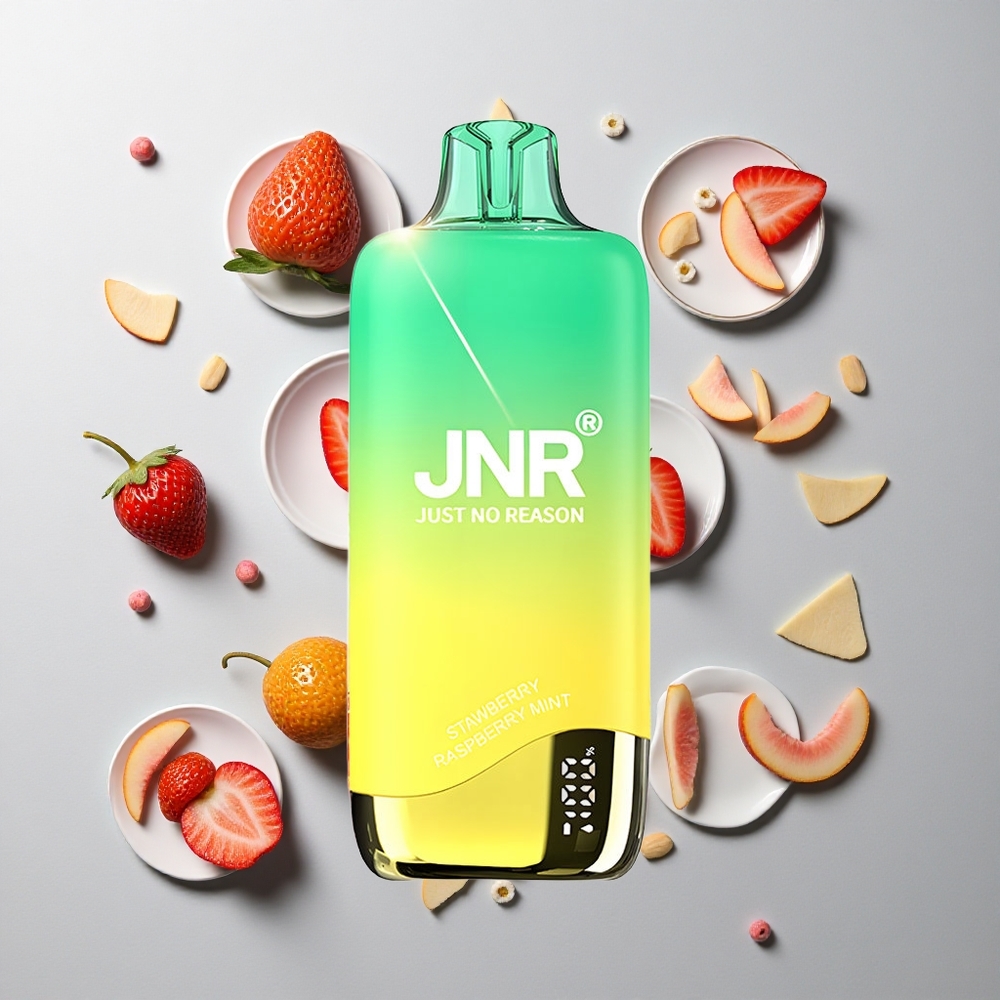 Fresa Melocotón Menta JNR Rainbow 10500 Caladas Capacidad de Batería 600mAh