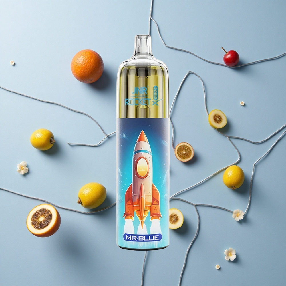 Azul Señor JNR Rocket-X 12400 Caladas Vape Desechable con Batería de 850mAh y Tipo-C de Carga Rápida