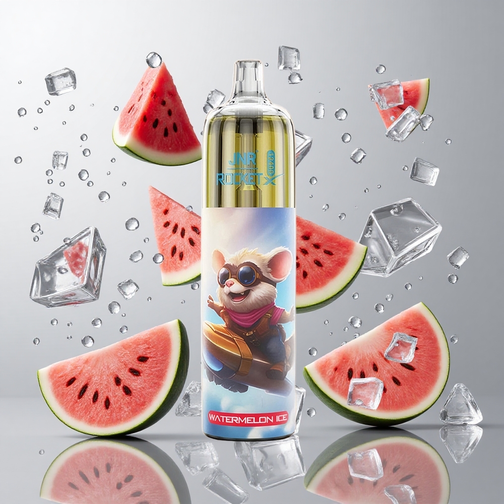 Sabor Sandía Helada JNR Rocket-X 12400 Caladas con Batería 850mAh y Tipo-C Carga Rápida