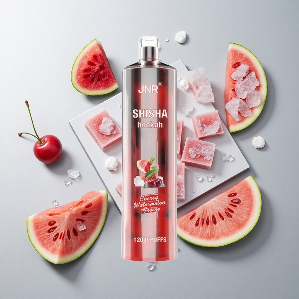 Cereza Sandía Helada JNR Shisha Hookah 12000 Caladas 24ml 750mAh