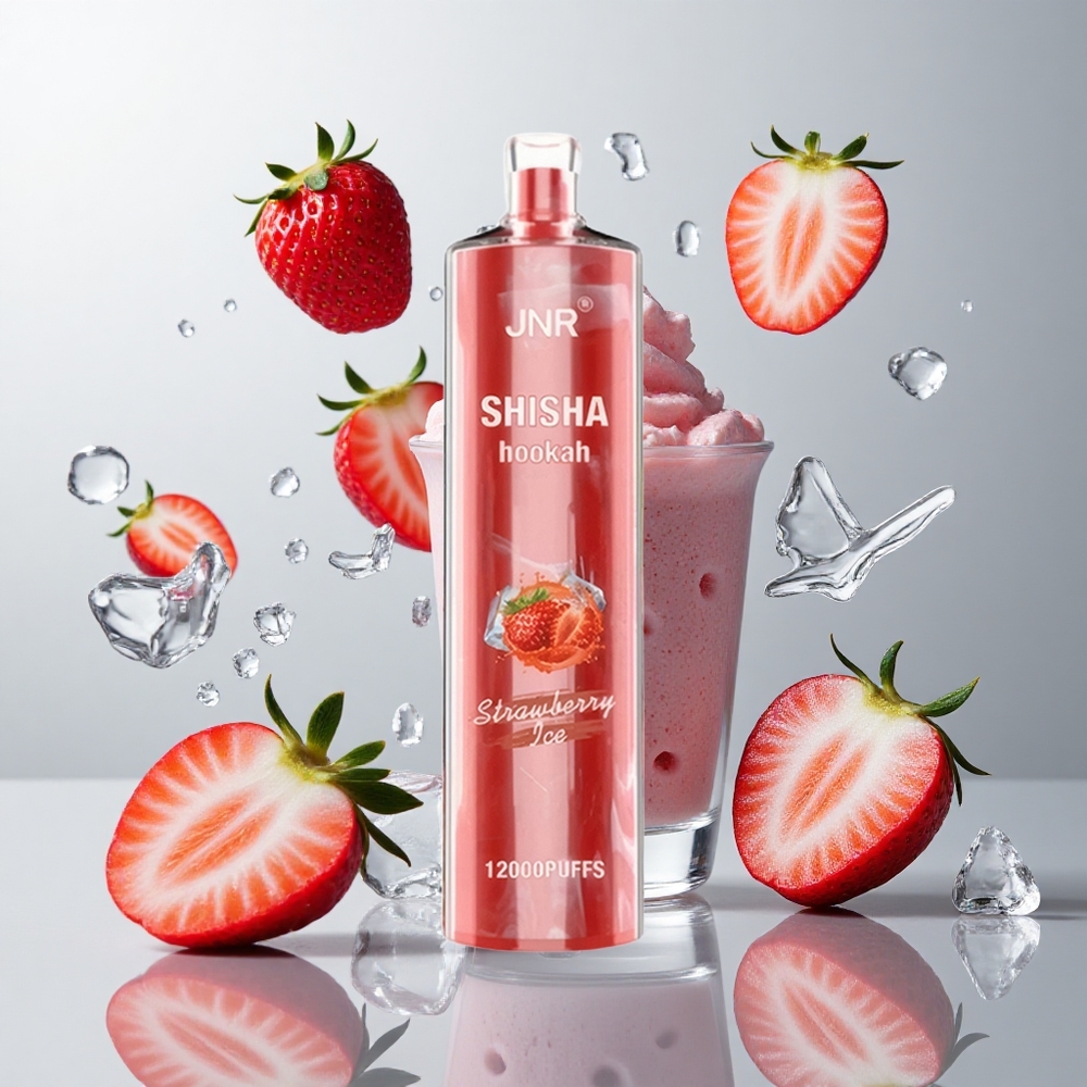 Fresa Helada JNR Shisha Hookah 12000 Caladas 24ml 750mAh