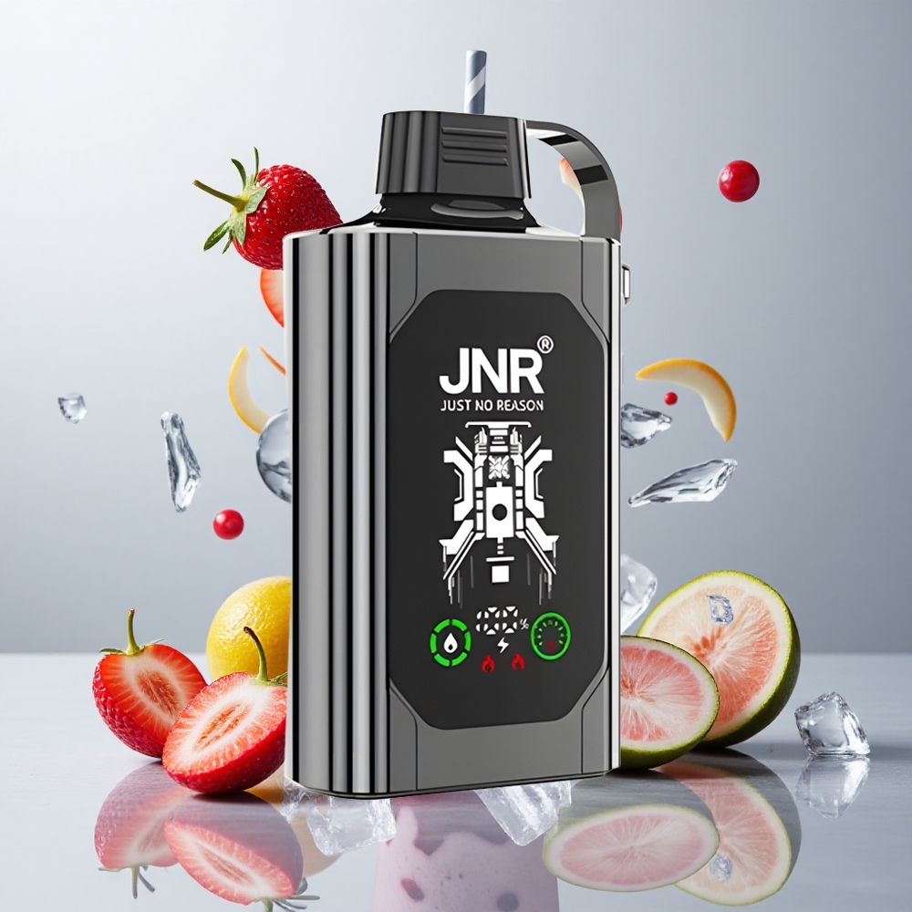 Baya Mixta Helada JNR Shisha Hookah Box 20500 Caladas Pantalla HD Tipo-C Carga Rápida