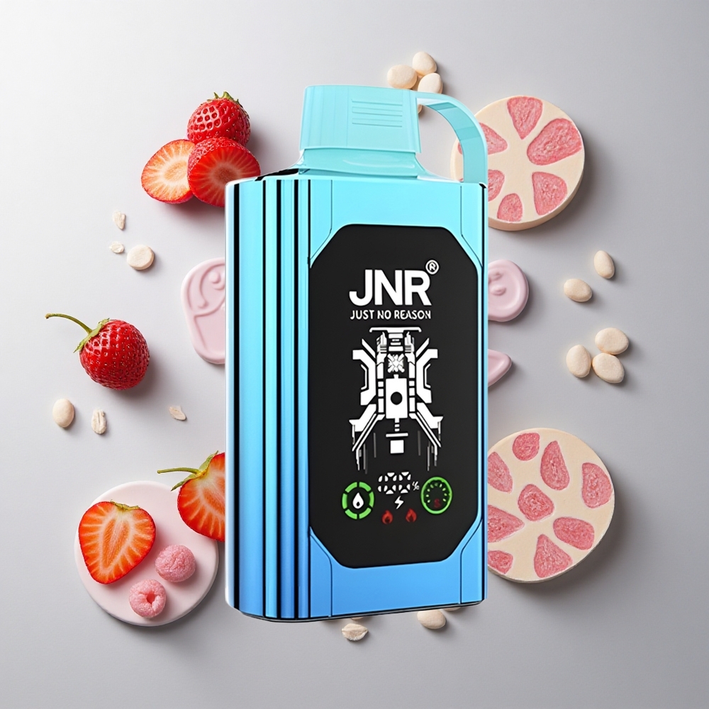 Fresa Frambuesa Caramelo JNR Shisha Hookah Box 20500 Caladas Pantalla HD Carga Rápida Tipo-C