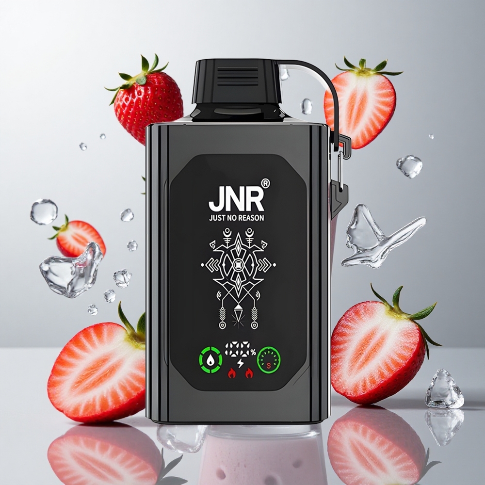 Fresa Hielo JNR Shisha Hookah Box 20500 Caladas 25ml Dual Mesh Coil