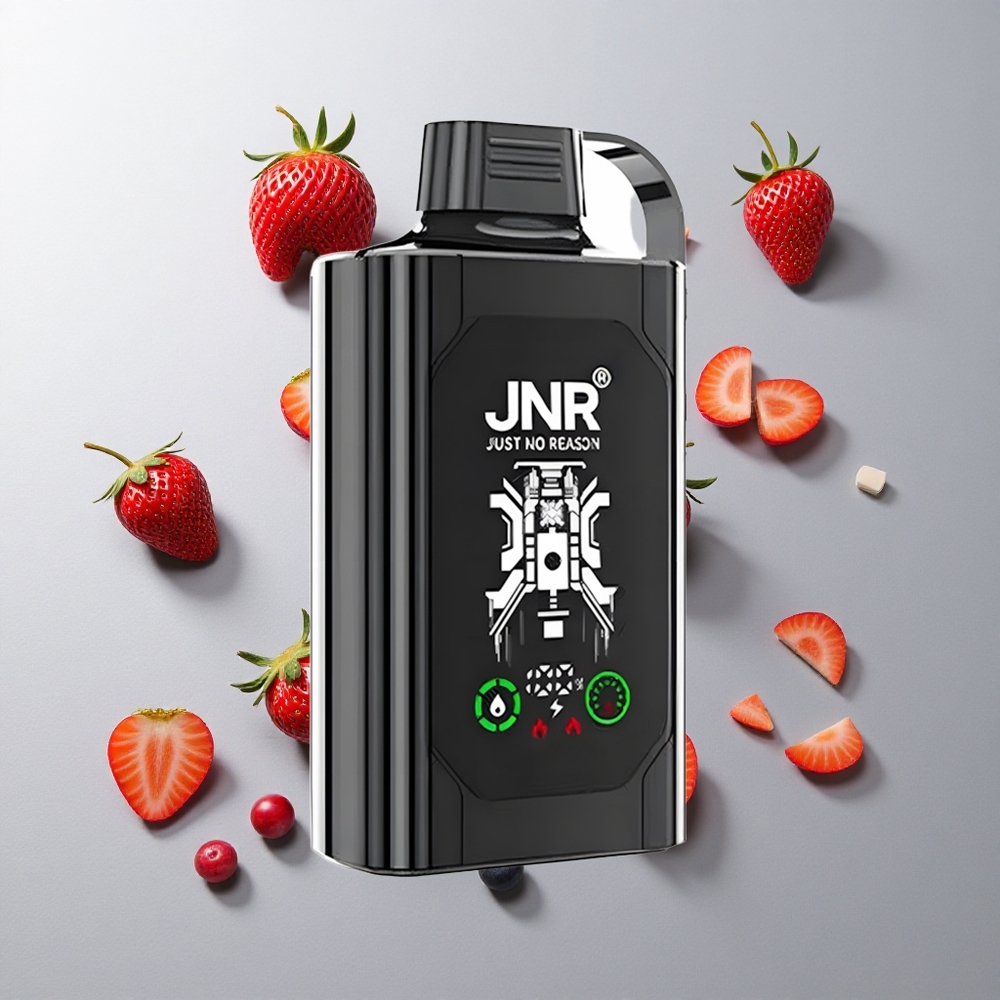 Fresa Uva JNR Shisha Hookah Box 20500 Caladas Pantalla HD Dual Mesh Coil