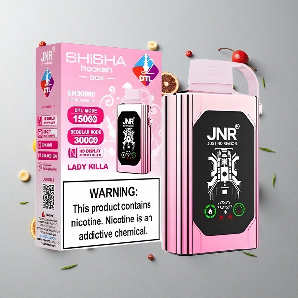 Lady Killa JNR Shisha Hookah Box 20500 Caladas Pantalla HD Doble Malla Dual Core