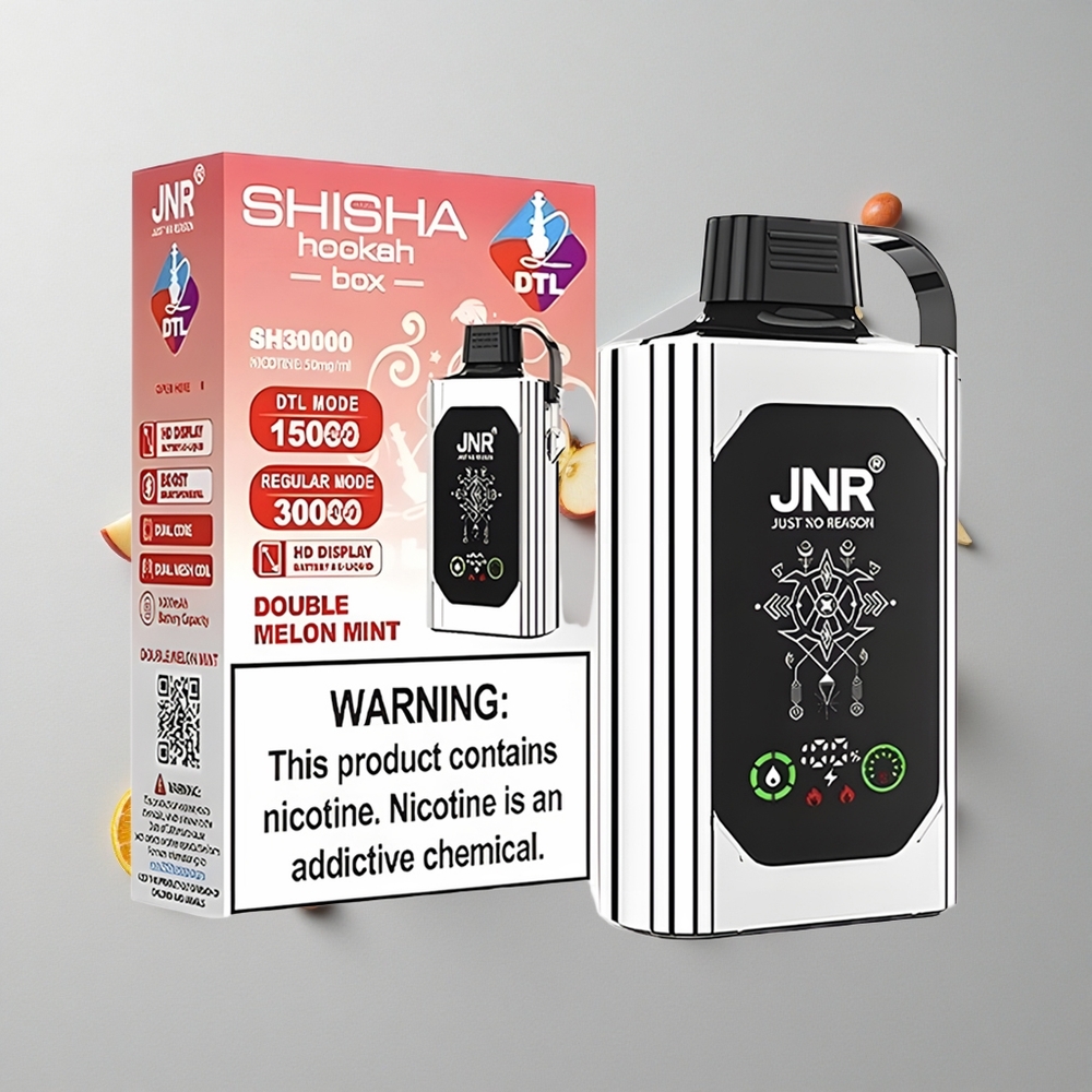 Manzana Doble JNR Shisha Hookah Box 20500 Caladas 25ml Doble Malla