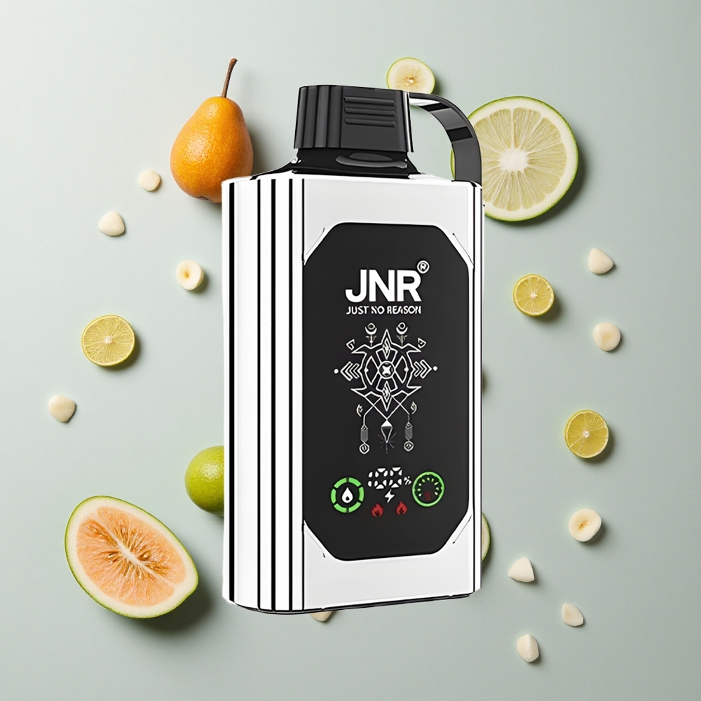 Melón Menta Doble JNR Shisha Hookah Box 20500 Caladas Pantalla HD Tipo-C Carga Rápida