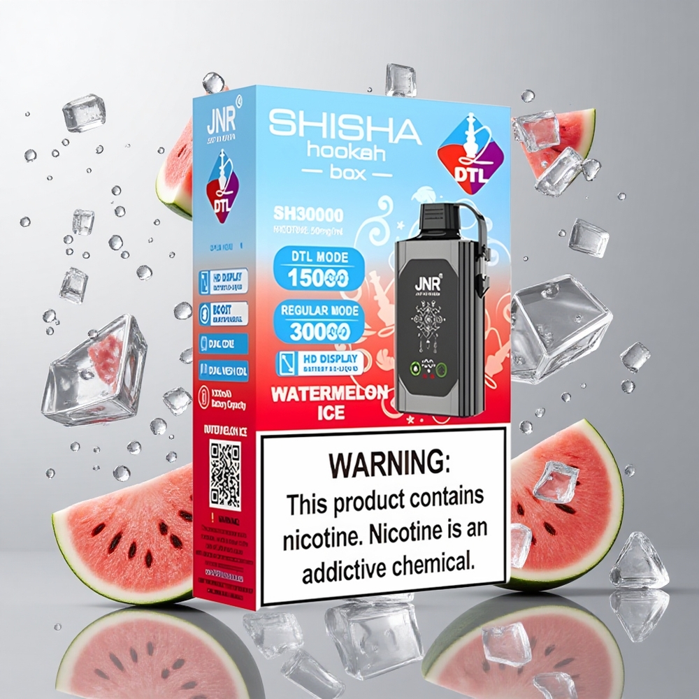 Sandía Helada JNR Shisha Hookah Box 20500 Caladas 25ml Dual Mesh Coil