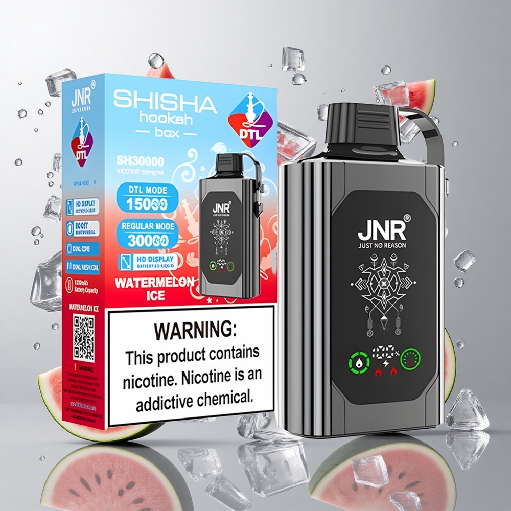Sandía Helada JNR Shisha Hookah Box 20500 Caladas 25ml Dual Mesh Coil