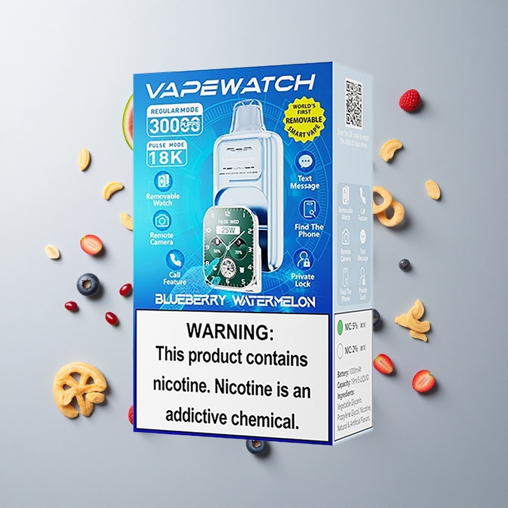 Arándano Sandía JNR Vape Watch 30000 Caladas 19mL 1000mAh