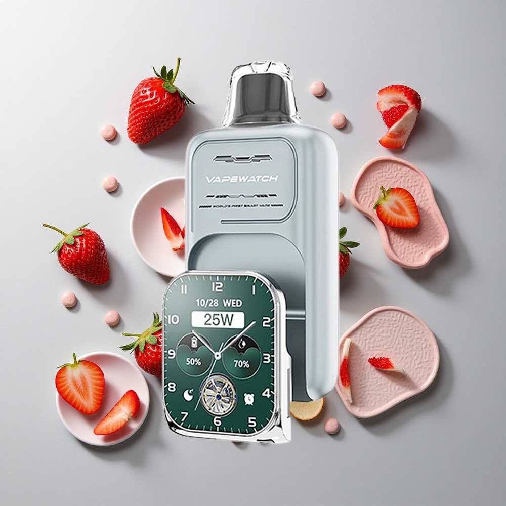 Fresa Hielo JNR Vape Watch 30000 Caladas 19mL 5% Nicotina