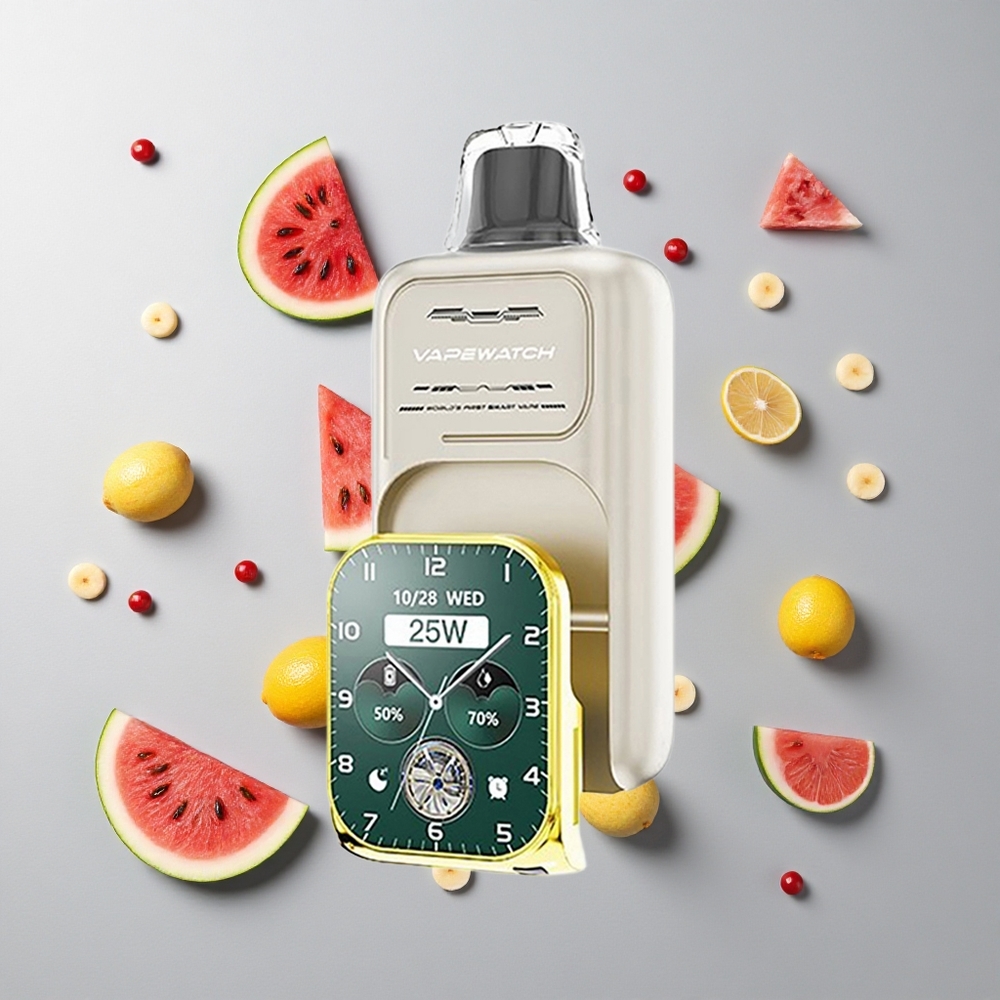 Sandía Helada JNR Vape Watch 30000 Caladas Dual Malla y 19mL