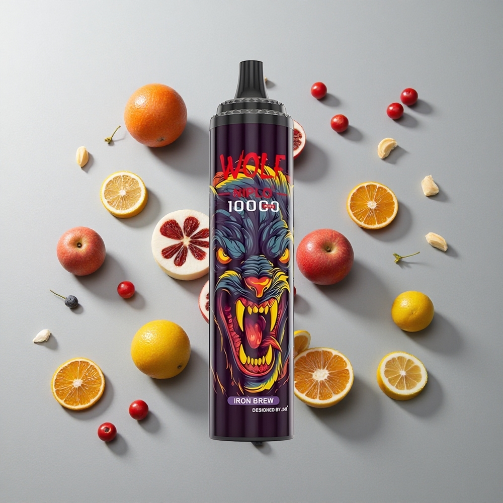 Cerveza de Hierro JNR Wolf Niplo 10000 Caladas 20ml 0% 2% 5% Nicotina