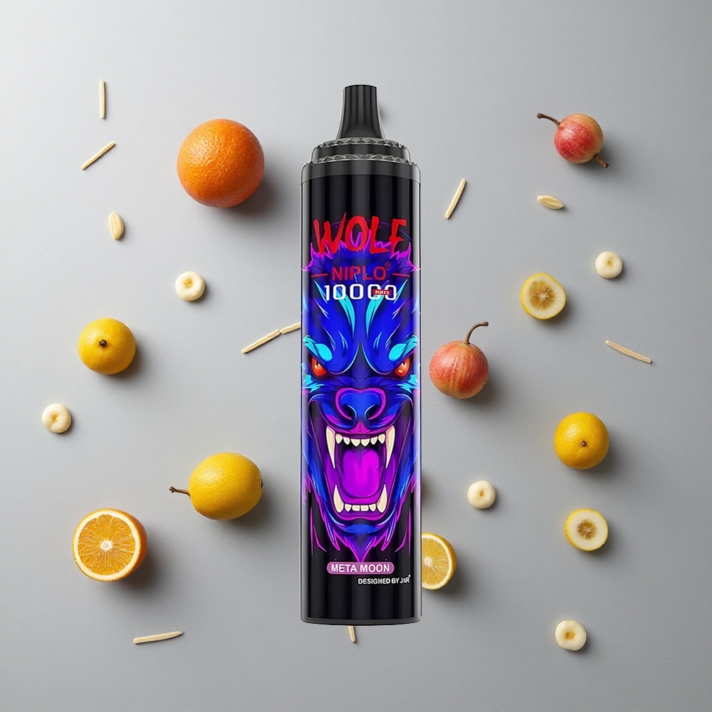 Luna Metálica JNR Wolf Niplo 10000 Caladas 20ml 0% 2% 5% Nicotina