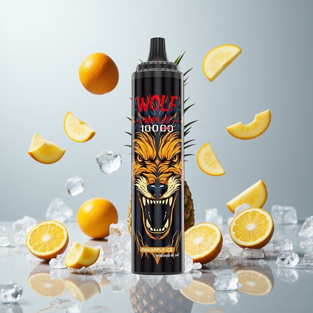 Piña Hielo JNR Wolf Niplo 10000 Caladas 20ml 0% 2% 5% Nicotina