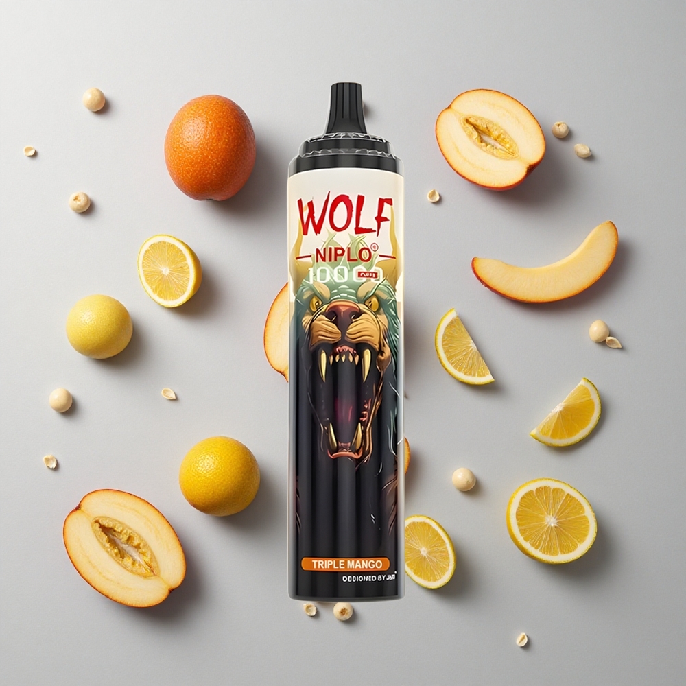 Triple Mango JNR Wolf Niplo 10000 Caladas 20ml 0% 2% 5% Nicotina