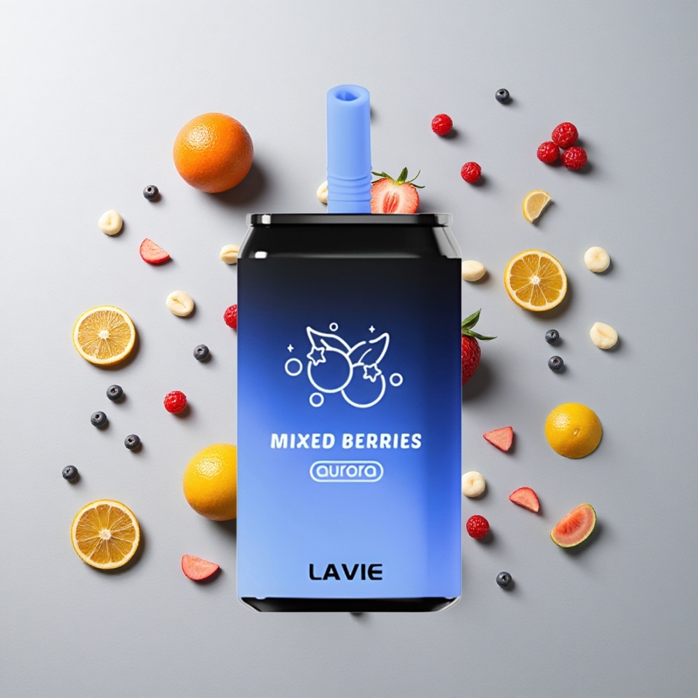 Bayas Mixtas LAVIE Aurora 11000 Caladas 22ML Recargable Tipo C