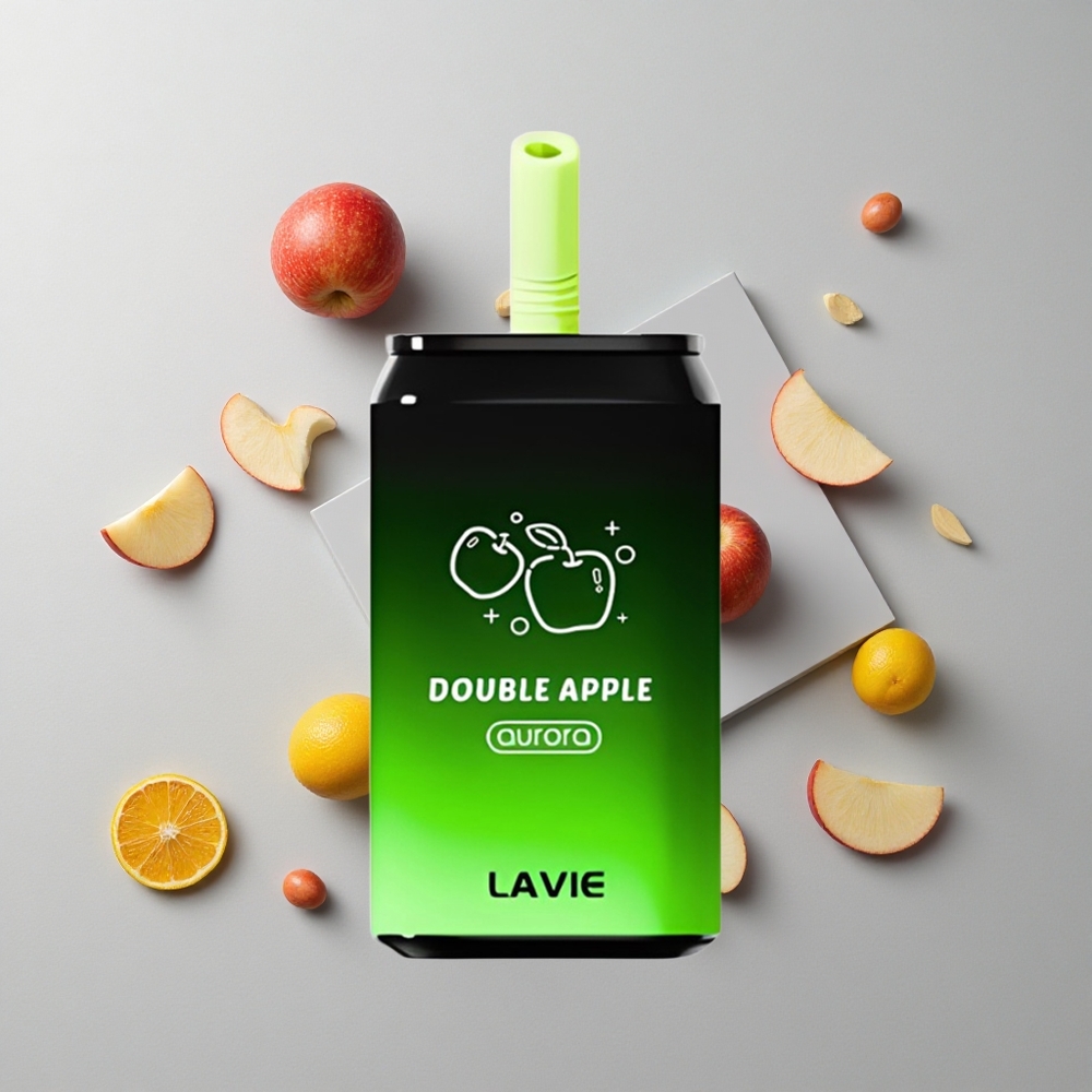 Doble Manzana LAVIE Aurora 11000 Caladas 22ML 0% 2% 5% Nicotina