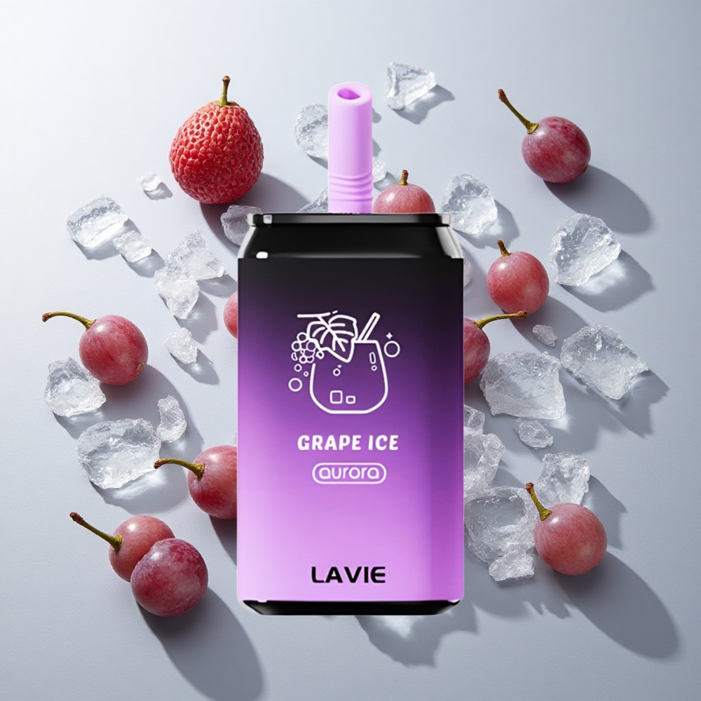 Helado de Uva LAVIE Aurora 11000 Caladas 22ML Tipo C Recargable
