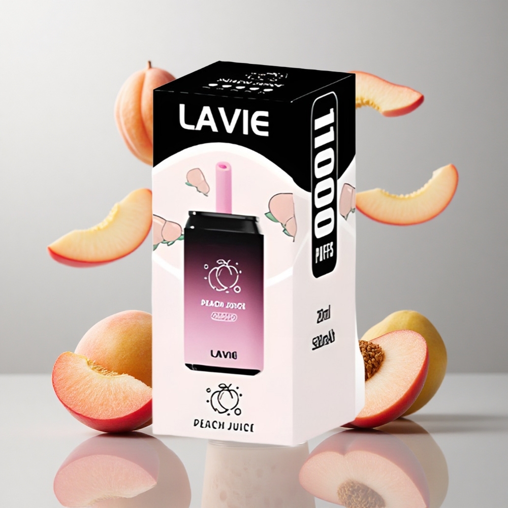 Jugo de Melocotón LAVIE Aurora 11000 Caladas Recargable Tipo C 22ML