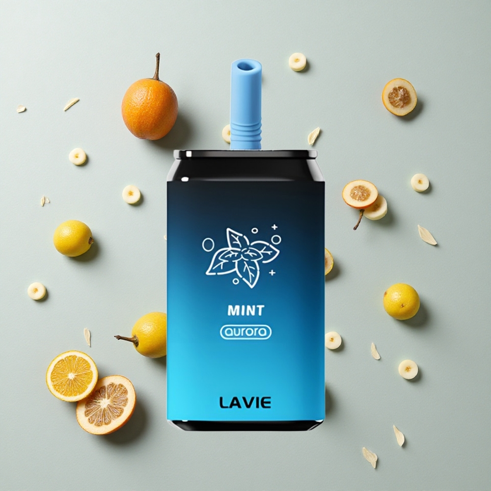 Menta LAVIE Aurora 11000 Caladas 22ML Tipo C Recargable