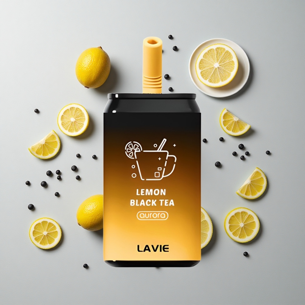 Té Negro Limón LAVIE Aurora 11000 Caladas 22ML 650mAh
