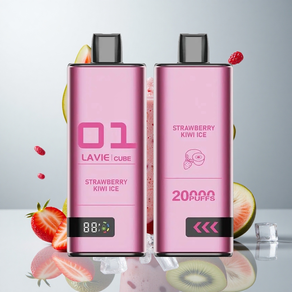 Fresa Kiwi Helado Lavie Cube 20000 Caladas 28ML