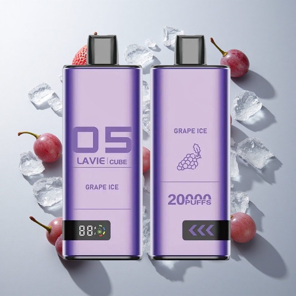 Helado de Uva Lavie Cube 20000 Caladas con 28ML y Tipo C