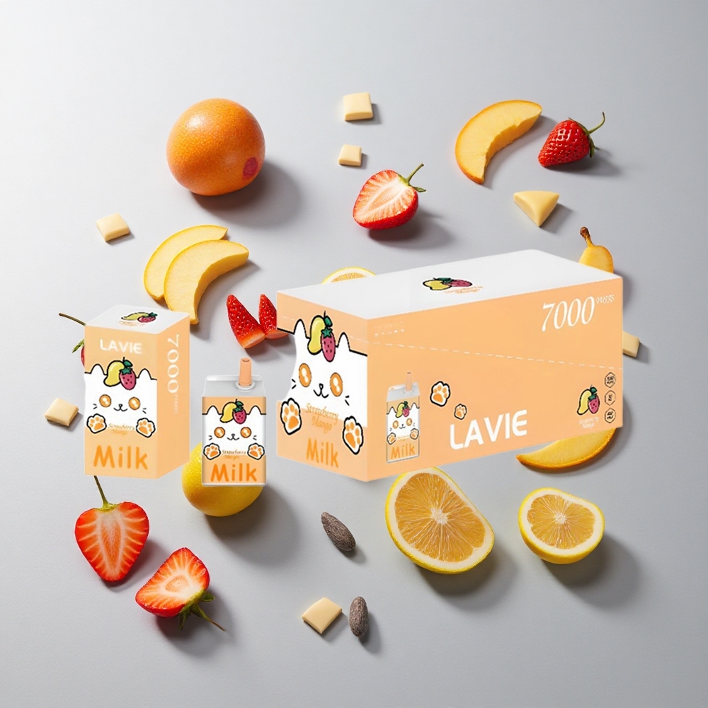 Fresa Mango LAVIE Milk 7000 Caladas 16ML 0% 2% 5% Nicotina