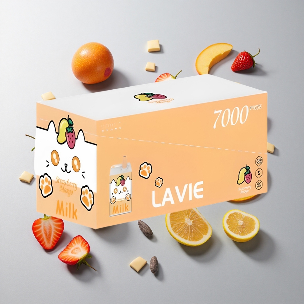 Fresa Mango LAVIE Milk 7000 Caladas 16ML 0% 2% 5% Nicotina