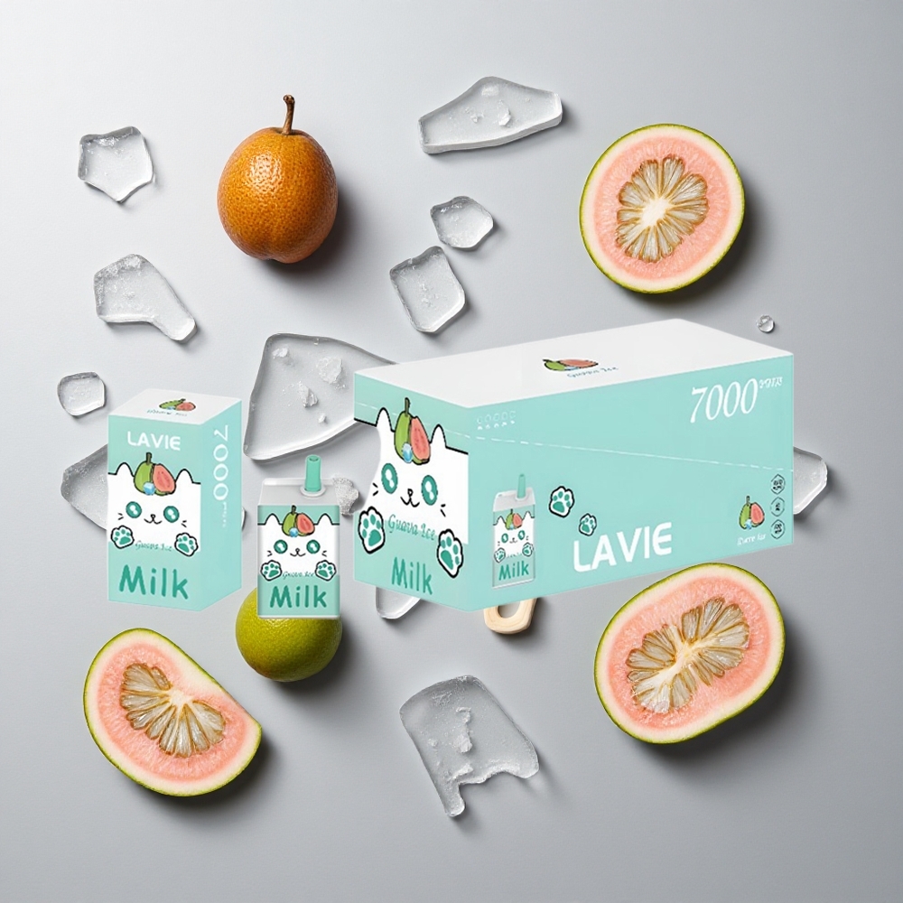 Guayaba Hielo LAVIE Milk 7000 Caladas 16ML 0% 2% 5% Nicotina