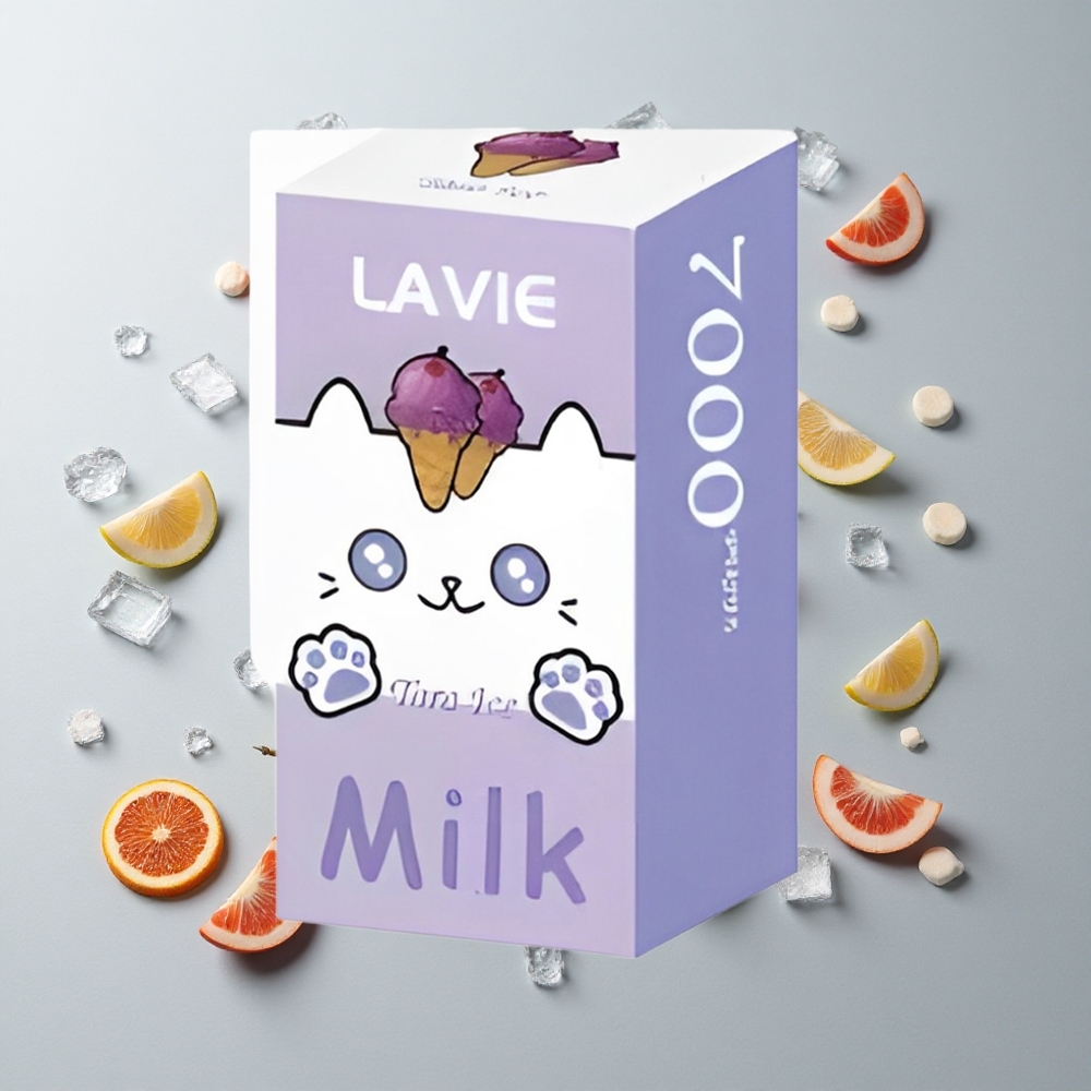 Helado de Taro LAVIE Milk 7000 Caladas Sin Nicotina 16ML