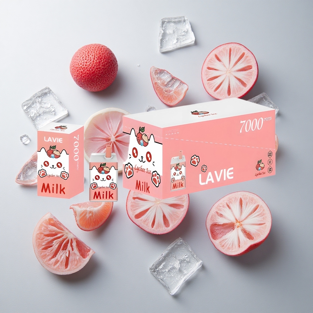 Lichi Hielo LAVIE Milk 7000 Caladas 16ML 0% 2% 5% Nicotina