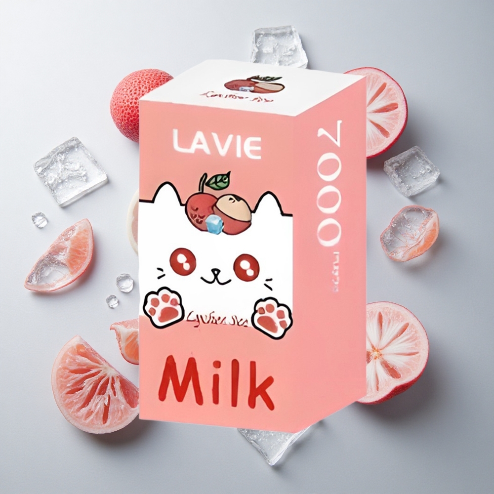 Lichi Hielo LAVIE Milk 7000 Caladas 16ML 0% 2% 5% Nicotina